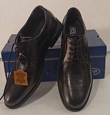 Cipele: Kožne crne cipele – broj 43,Cena: 4990 din (naznačeno na slici). - — 6