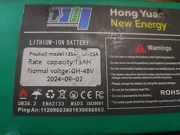 Автозапчасти: 25km rahat verir elektrikli skuterdə Hong Yuan New Energy litium-ion — 3