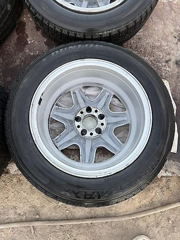 120 prado: Комплект ЗИМНЫХ резин 205/60 R16 оригинальных литых дисков — 5