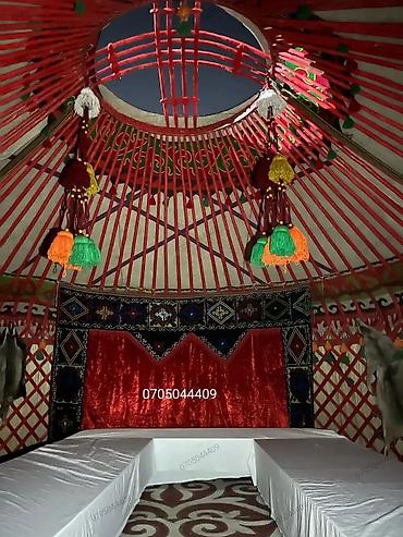 Аренда юрт: Аренда юрты, Каркас Деревянный, 75 баш, Казан, Посуда, С полом — 4