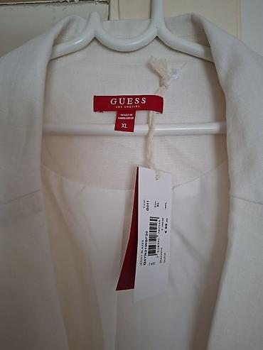 laneni sakoi zenski: GUESS ženski sako – model Jenny Blazer - Boja: bela - Veličina: XL - — 3