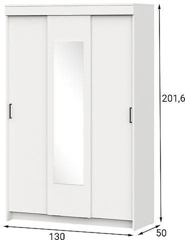 standing mirror: Шкаф купе, Новый, С зеркалом, ЛДСП, В рассрочку — 2