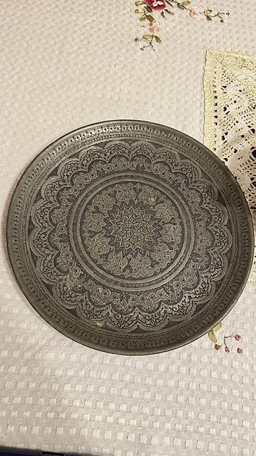 Digər dəstlər və servizlər: Məhsul: Şərq üslubunda metal məişət dəsti Təsvir: - Oyma naxışlı — 2