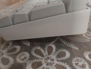 компьютер на запчасти: Kompakt ölçülü, naqilli mexaniki klaviatura - Rəng: ağ - Naqil: USB — 4