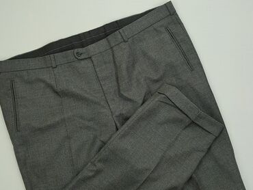 Spodnie: Spodnie 3XL (EU 46), stan - Bardzo dobry, wzór - Jednolity kolor, kolor - Szary
