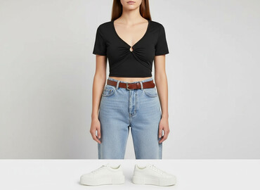 Topy: Shein, Top damski, rozmiar XS