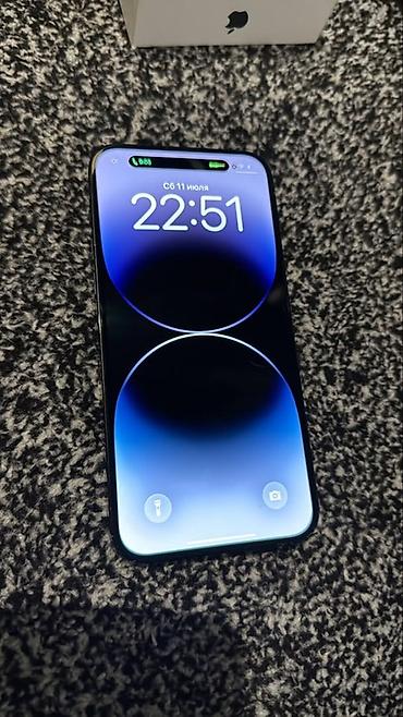 apple studio: IPhone 14 Pro Max, Б/у, 256 ГБ, Space Gray, Коробка — 1