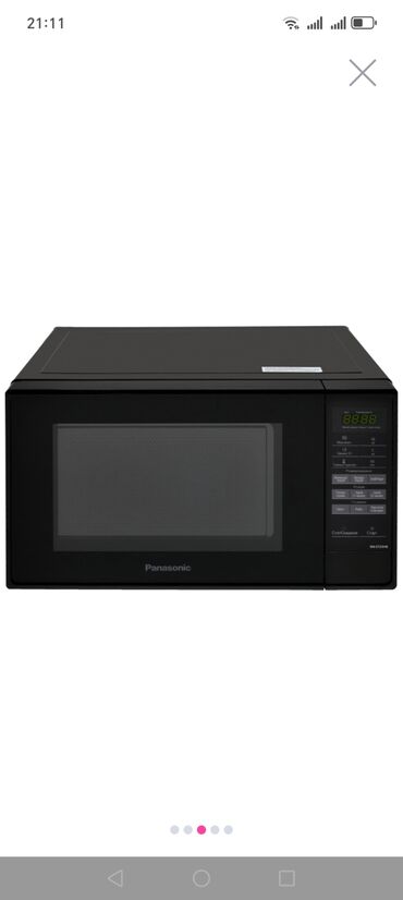 Mikrodalğalı sobalar: Mikrodalğalı soba Panasonic, Ayrıca dayanan, Mikrodalğalar ilə, rəng - Qara — 6