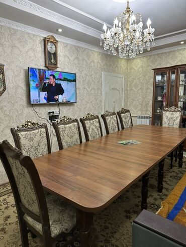 Кухонные столы: Кухонный стол, Б/у, Прямоугольный, Раскладной