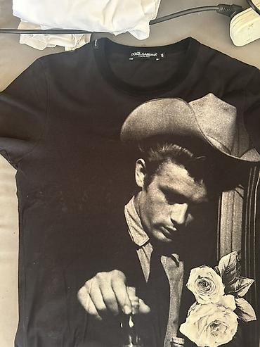 Kişi geyimləri: Futbolka, Dolce & Gabbana, rəng - Qara — 1