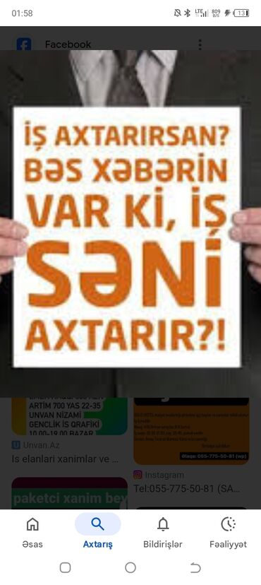 Avtobiznes, servis xidmətləri: Online isleye bilen xanim ve beyler teleb olunur.Tecrube onemli