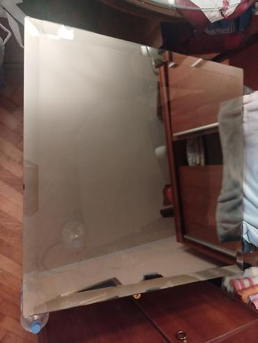 Postolja za stolove: Ogledalo braon staklo sa efektom ogledala. Dimenzije oko 64,4 cm x 64 — 11