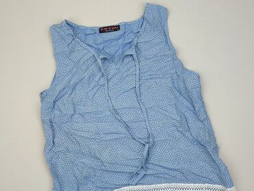 bluzki koszulowe niebieska: Blouse, XL (EU 42), condition - Very good