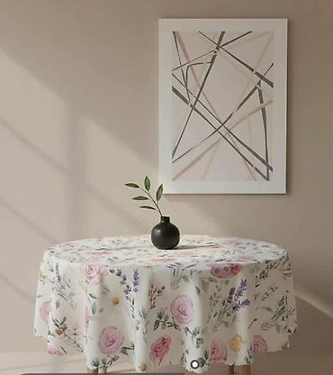 Kuhinjski tekstil: Okrugli stolnjaci
140cm 1400 din 
180cm 1600 din 
🌞 — 2