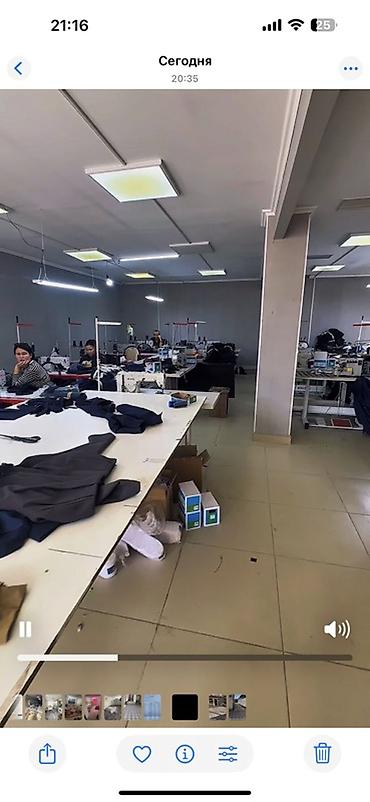 Тигүү цехтери үчүн жабдуулар: Ижарага Тигүү цехи, 120 м², Электр энергиясы, Канализация, Жылытуу, Даяр бизнес, Биринчи катар, Өзүнчө ашканасы менен, Өзүнчө кире бериши менен — 1