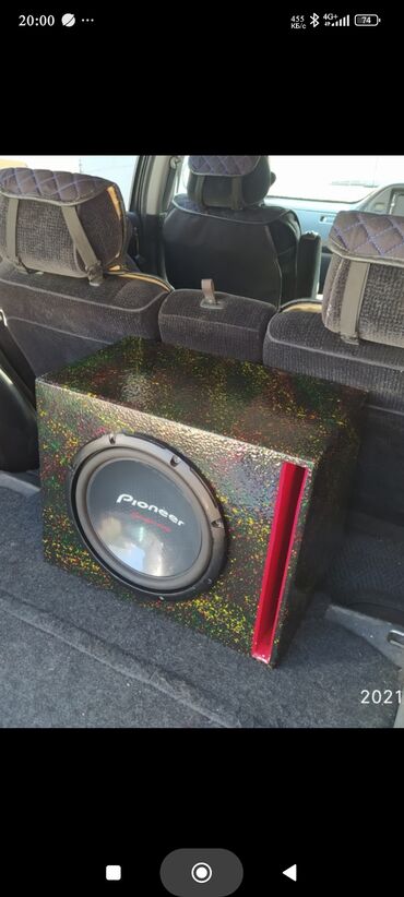 усилитель авто: Продам полный комплект сабвуфер, короб, усилитель. Динамик Pioneer TS