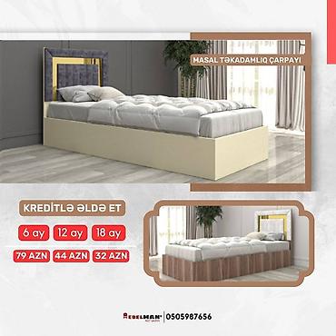 Çarpayılar: Yeni, Təknəfərlik çarpayı, Bazasız, Matras ilə, Siyirməsiz, Azərbaycan — 3