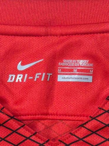 Futbolkalar: Futbolka, Nike, M, rəng - Qırmızı — 4