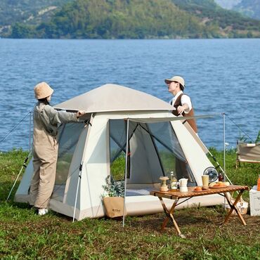 палатки для туризма и отдыха: Название продукта: полноскоростная открытая палатка Внешний материал