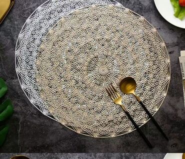 Держатели и подставки: Персонки /плейсматы Круглая декоративная подставка - Форма: круглая — 7