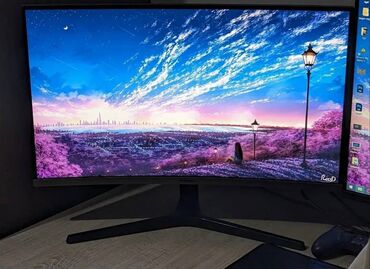 monitor: Samsung 27 Ekran Monitor. (Model: C27R50). Curved ekran. Monitor