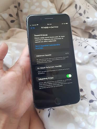 Apple iPhone: IPhone 8 Plus, Qara, Barmaq izi — 10