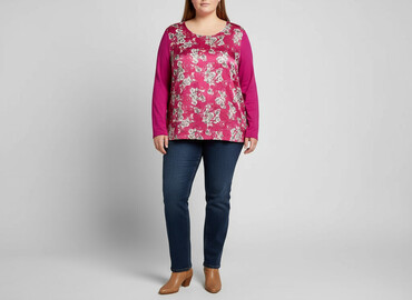 czerwona bluzki plus size: Marks & Spencer, Жіноча блуза, розмір 4XL