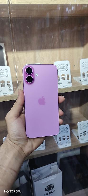 apple mackbook: IPhone 16 Plus, 256 GB, Çəhrayı, Face ID, Sənədlərlə, Zəmanət — 1