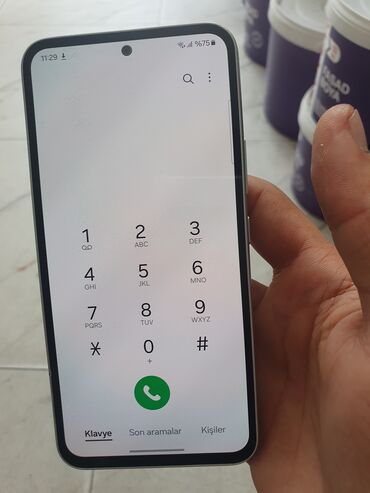 sade samsung telefonlar: Samsung Galaxy A54 5G, 128 GB, rəng - Ağ, Zəmanət, Barmaq izi, Simsiz şarj