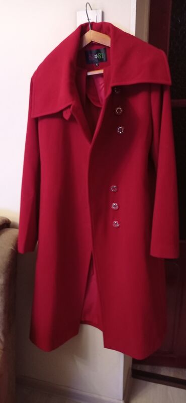 пальто красное: Пальто, 3XL (EU 46)