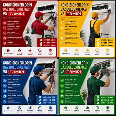 cilə dağı: Kondisionerlərin qaz doldurulması və təmiri – peşəkar xidmət — 1