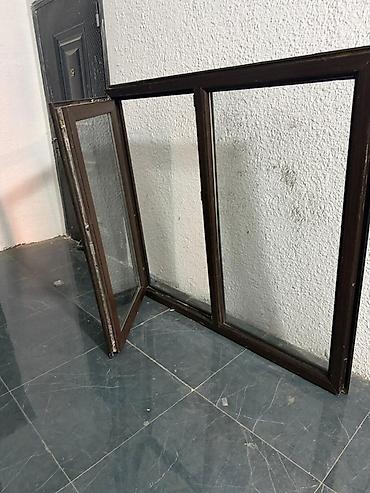 sebeke pencere: İşlənmiş İkiqat şüşə paketi Plastik pəncərə, Еni: 140 sm, Uzunluğu: 130 sm — 3