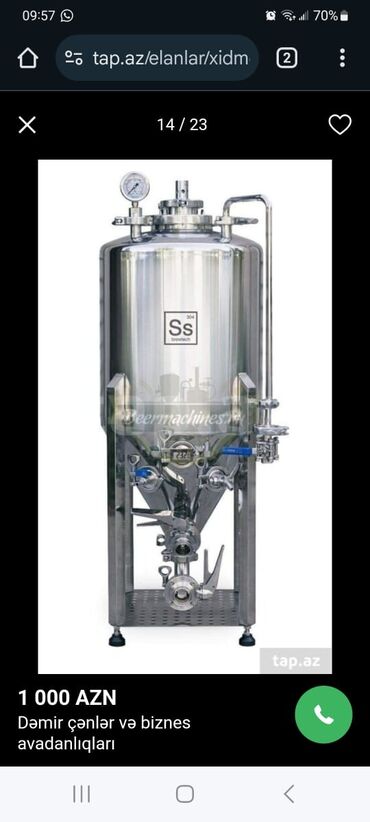 Digər biznes avadanlığı: 🔩 Nerjaveyka keyfiyyəti – Elit Nerj Dekor güvənilə! 🚰 Su çəni, 🥛 Süd — 8