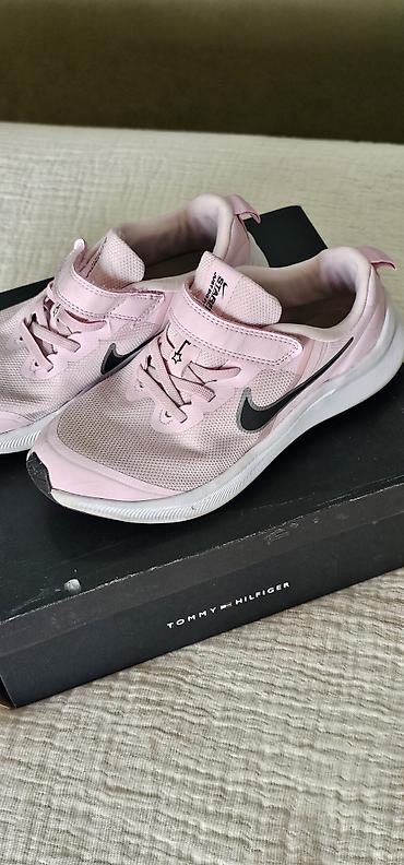 Uşaq ayaqqabıları: Rəng - Çəhrayı Krossovkalar, Nike, Ölçü: 34, Qız üçün — 4