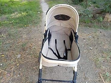 uşaqlar ucun hərbi geyim: Uşaq arabası – carrycot/lyulka tipli, bej rəngdə - Geniş lyulka — 2