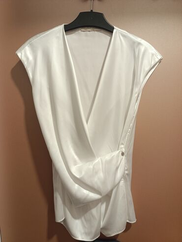 Bluze: PS Fashion, XS (EU 34), Jednobojni, bоја - Bela — 5