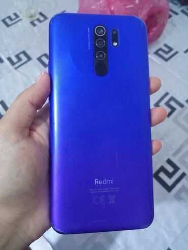 Xiaomi: Xiaomi Redmi 9, 32 GB, rəng - Göy, 
 Barmaq izi, İki sim kartlı