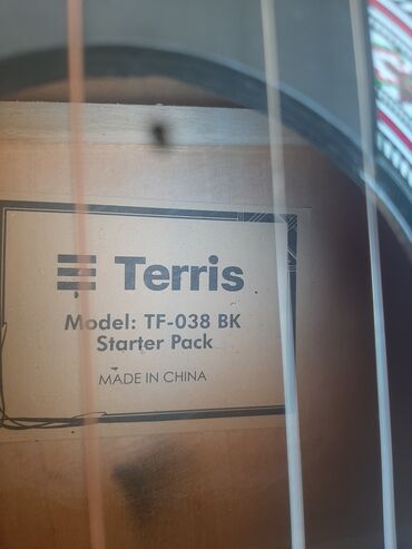струны нейлоновые: Акустическая гитара Terris TF-038 BK — Starter Pack. - Тип