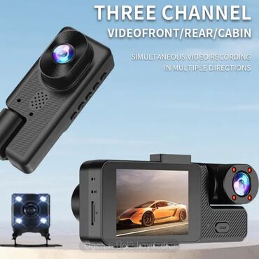 Videoreqistratorlar: 🎁 2kameralı(salan +ön) typce adeptor=25azn.😊 — 3