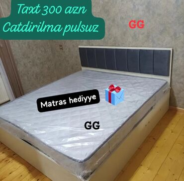 taxt carpayı: Yeni, İkinəfərlik çarpayı, Matras ilə