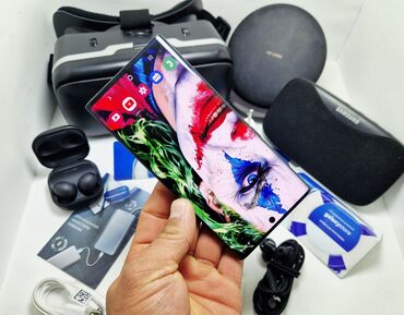 Samsung: Samsung Note 10, Б/у, 512 ГБ, цвет - Черный, 2 SIM, 1 SIM, eSIM — 5