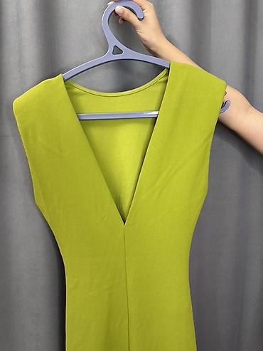 вечернее платье zara: Вечернее платье, Коктейльное, Короткая модель, Трикотаж, Без рукавов, S — 3