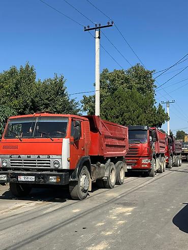 Заказать Камаз, Доставка щебня, угля, песка, чернозема, отсев