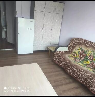 сдается квартира район бгу: 35 м², 1 комната, Утепленный, Бронированные двери, Забор, огорожен