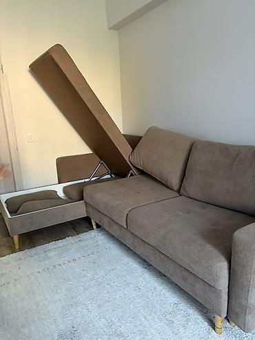 sofa: Угловой диван, C подушками, Трехместный — 5
