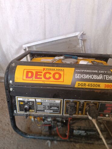 генераторы для дома: Бензиновый генератор DECO DGR-4500K. Основные характеристики по