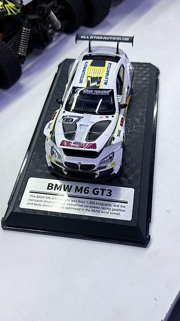 Коллекционная модель BMW M6 GT3 на подставке. - Масштабная реплика