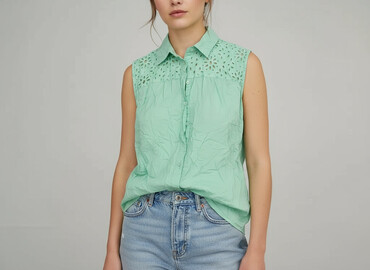 sinsay koszulka z kokardą: Reserved, Women's blouse, size M (EU 38)