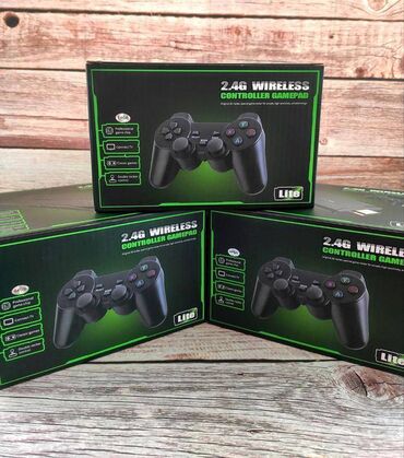 🎮Yeni Oyun Konsulu ( 4K game stick) 👍Tam arginal ✔️Donma Ve Qizma Qeti