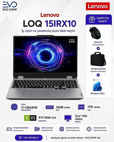 lenovo ideapad gaming 3: Noutbuk Lenovo LOQ 15IRX10 83JE018BRK Lenovo LOQ 15IRX10 83JE018BRK — 2
